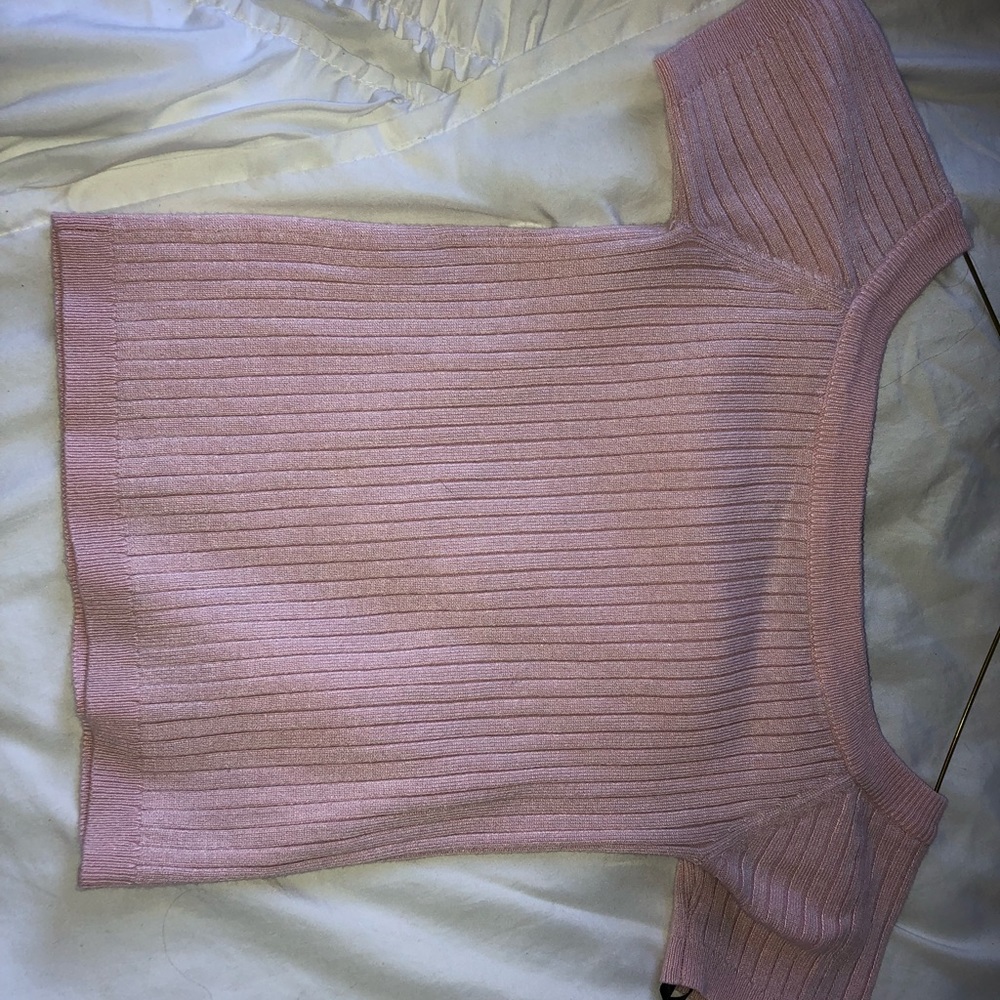 Pink crop top